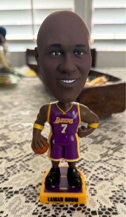 vintage 2005 Lamar Odom Los Angeles Lakers bobblehead released as a promotional item by Carl's Jr.