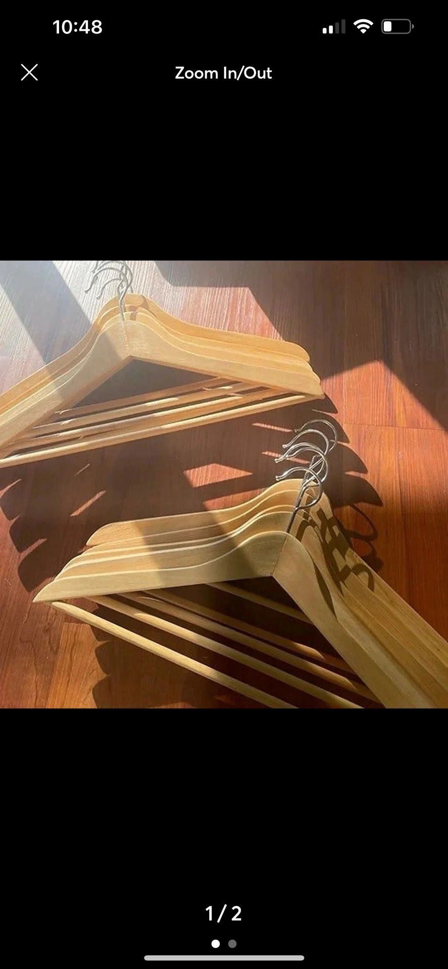 IKEA Wooden hangers Set Of 15