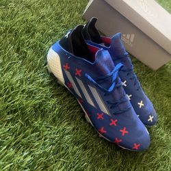 Adidas X Speedflow. 11/11 Fig Bold Blue Vivid Red 