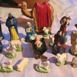 Vintage 23 PC. Nativity Set