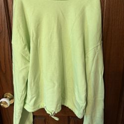 Cropped yellow Sweatshirt