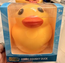 Jumbo Duck Squishy - Yellow