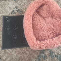 Unused Cat Bed And Mat 