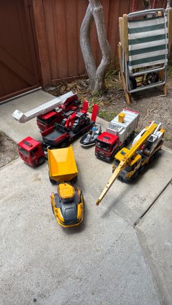 Bruder toy truck collection