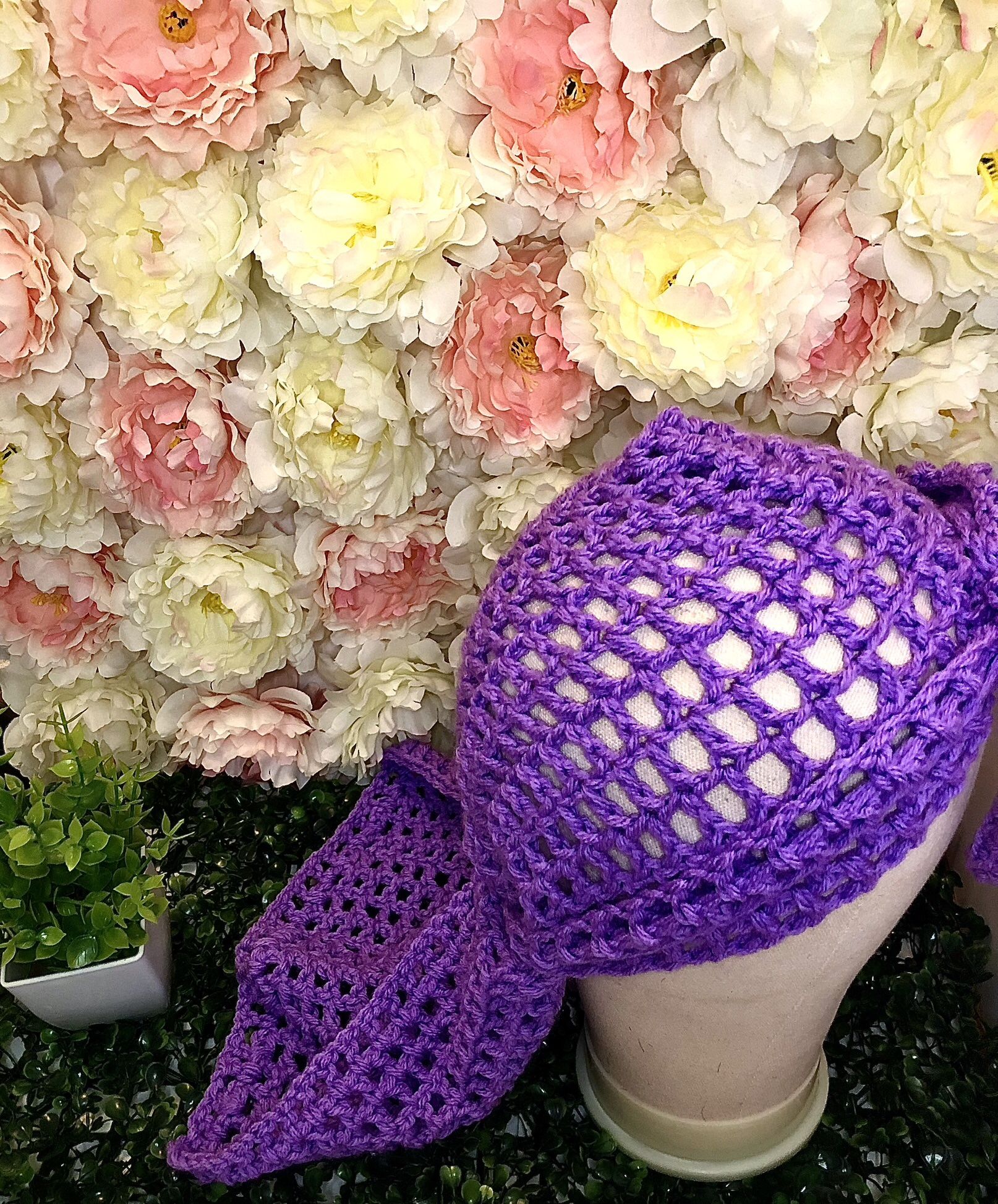 Handmade Crochet Durag