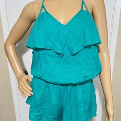 Roxy Women’s Teal Romper Size Small