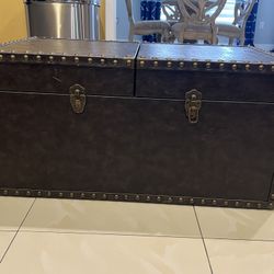 Antique Solid wood trunk