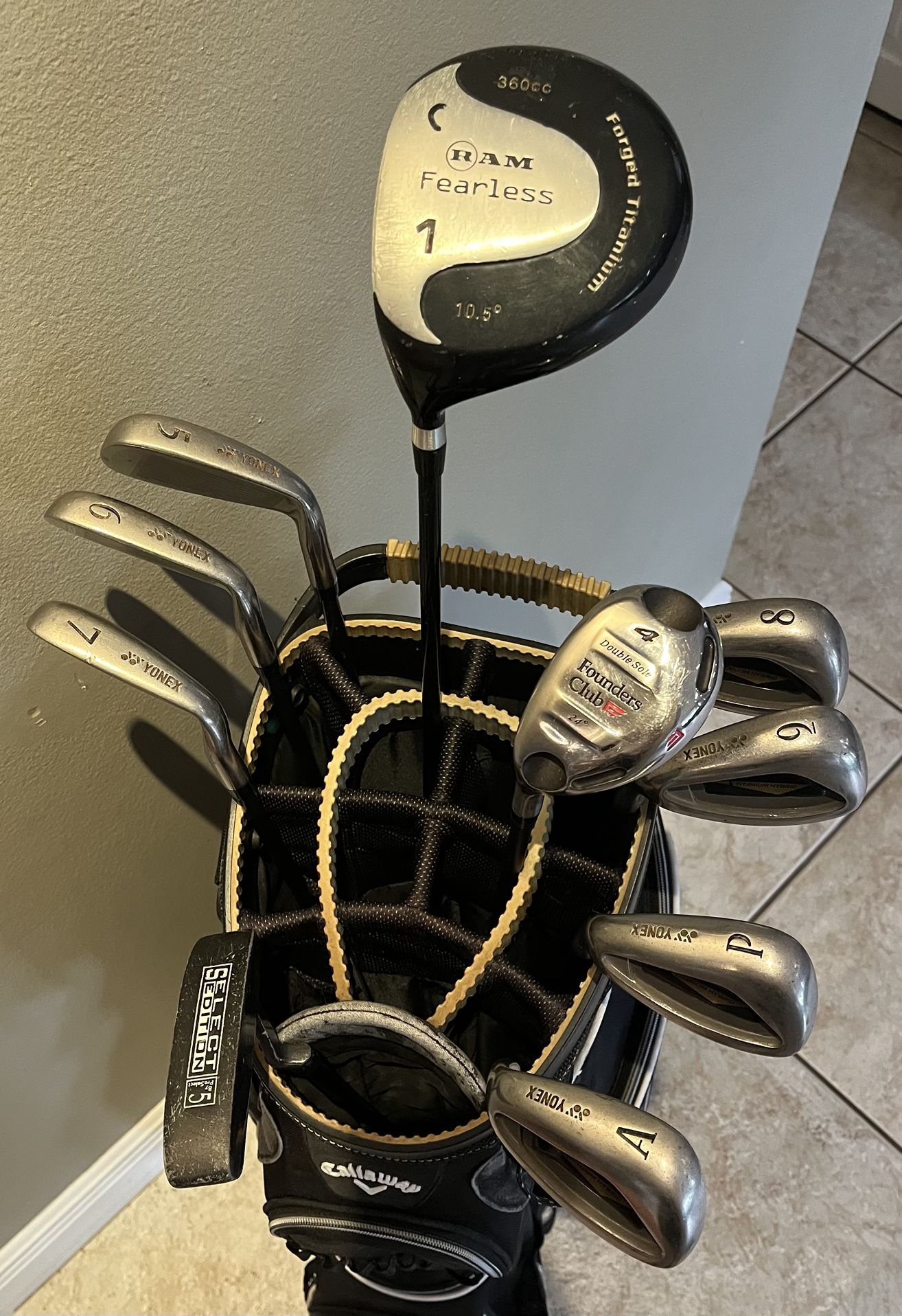 Full Set of Left Handed Golf Clubs