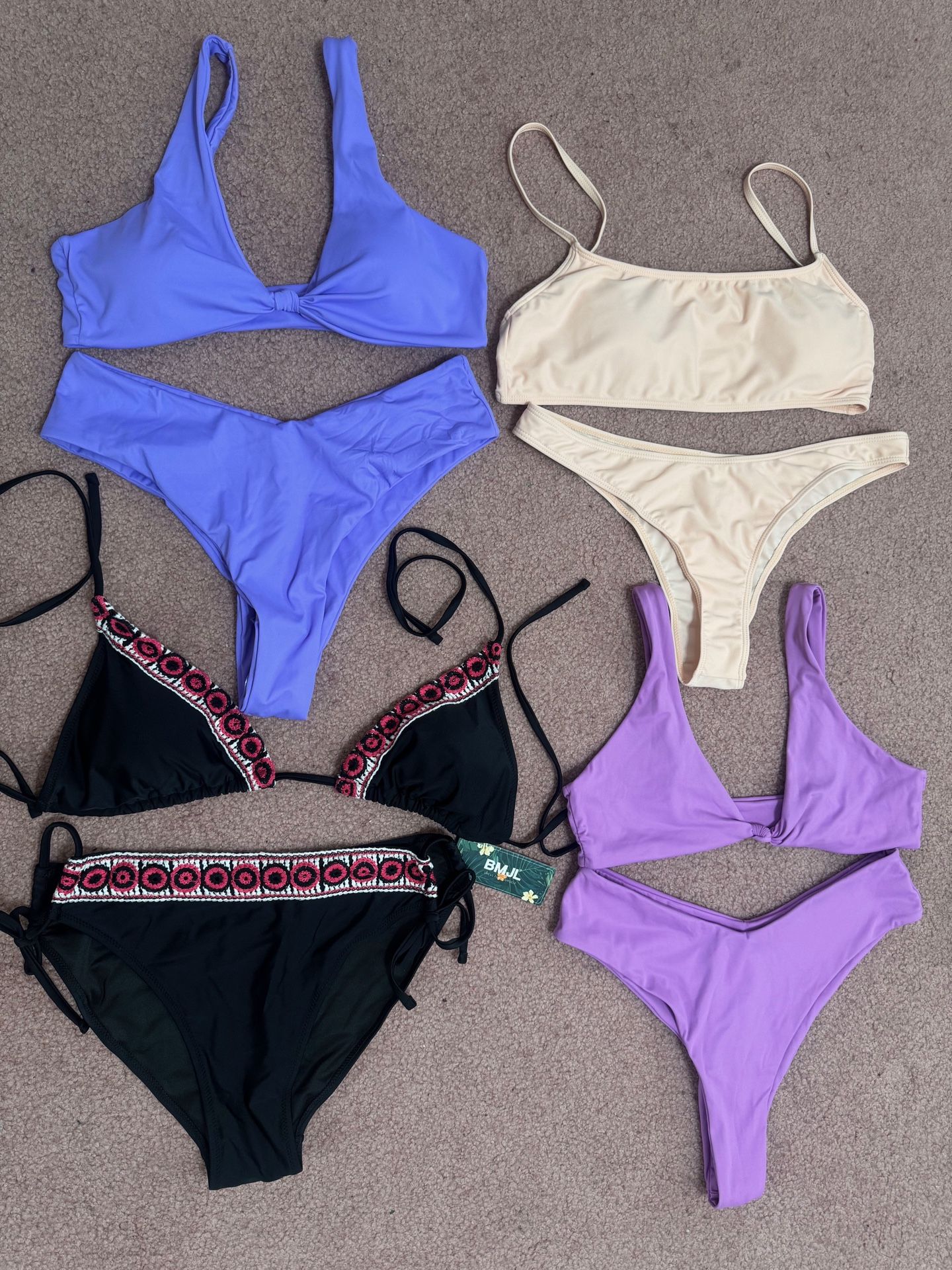 New Large Bikini Clothing Bundle Festival Boho Swimsuit Bathing Suit