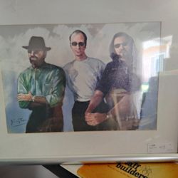 Bee gees Poster Signed