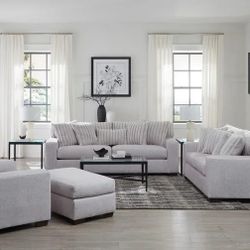 2pc Sofa & Loveseat