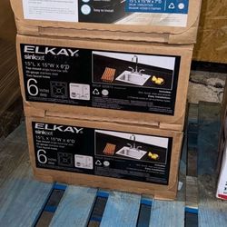 Elkay Parkway 15 in. Drop-in Single Bowl 20-Gauge Stainless Steel Sink and Faucet