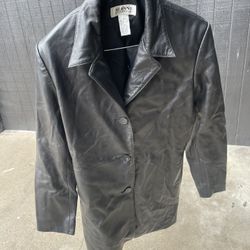 Alfani Leather Jacket 