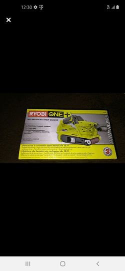 18v brushless belt sander