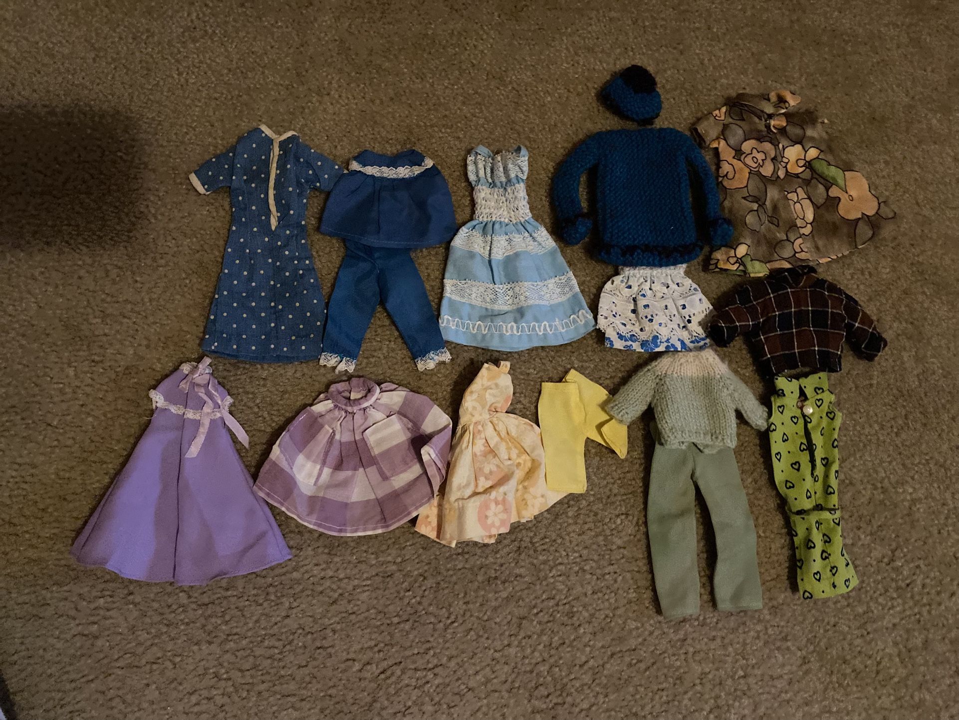 Vintage ‘60s and ‘70s Handmade and Clone Barbie & Other Fashion Doll Clothes, Items Added