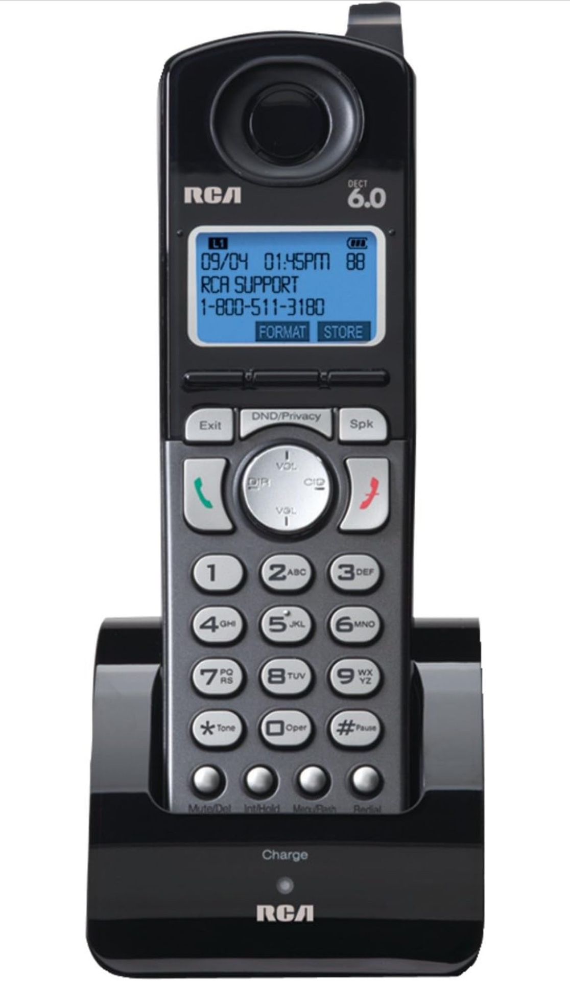 RCA 25055RE1 DECT 6.0 Cordless 2-Line Handset Accessory for RCA 2-Line Base Station (Handset Does Not Work Independently)