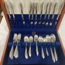 Vintage Silver Flatware Set