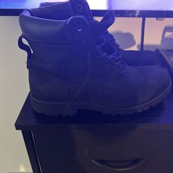 Black timberland size 10