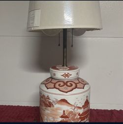 Antique Asian Porcelain Lamp