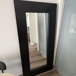 Standing Mirror Black Frame 