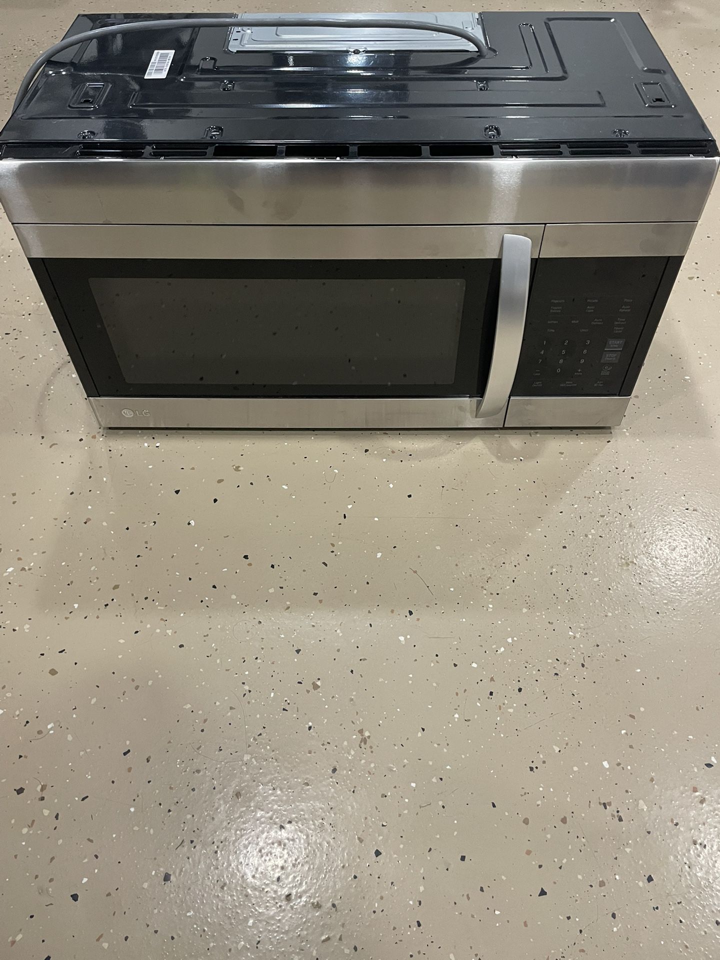 Over Head Lg Microwave Slightly Used 