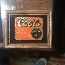 Vintage Adolph Coors Fine Lite Beer Sign