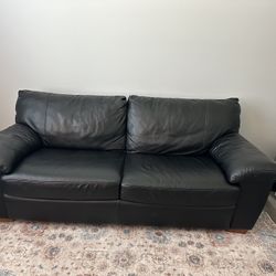 IKEA Leather Sofa