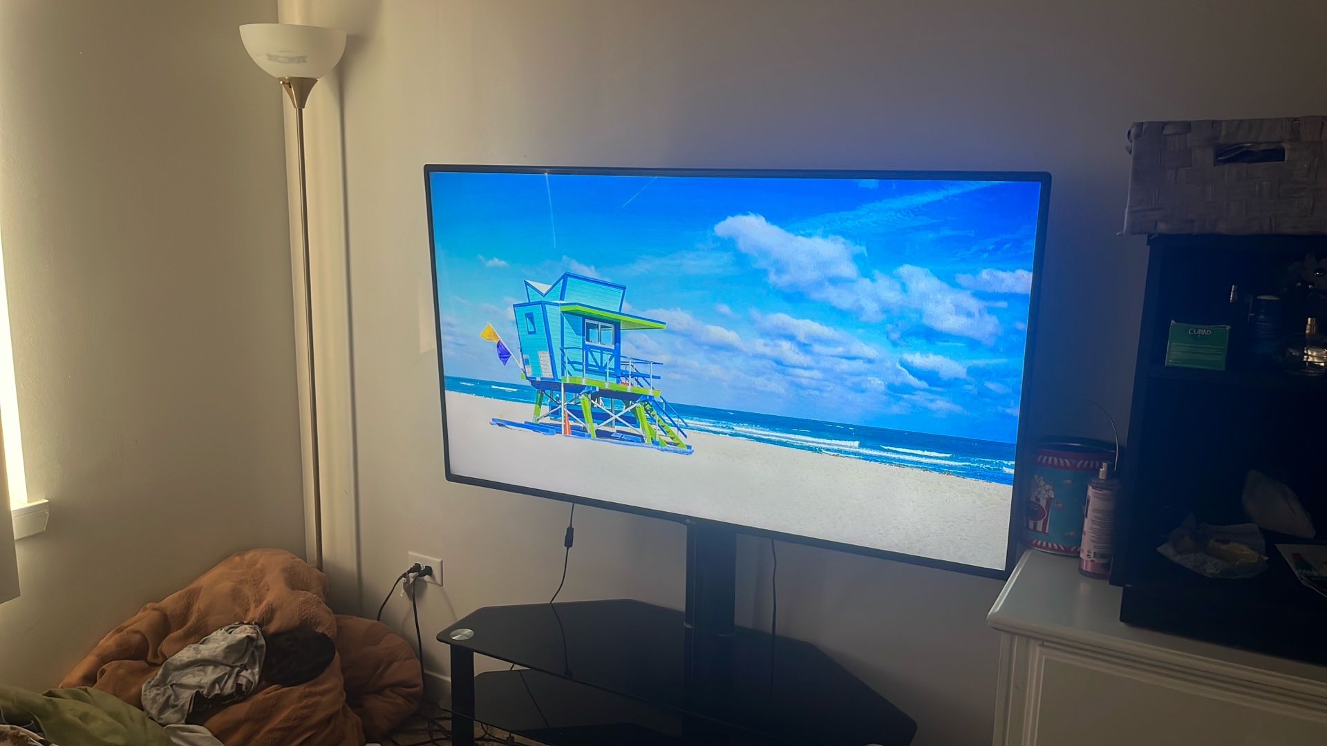 55 Inch Lg Smart Tv And Stand Comes With It Too