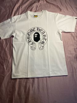 White Crome hart bape T-shirt