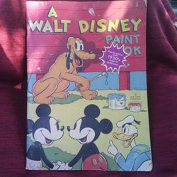 Walt Disney Paint Book