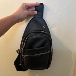 Vegan Leather Crossbody Bag