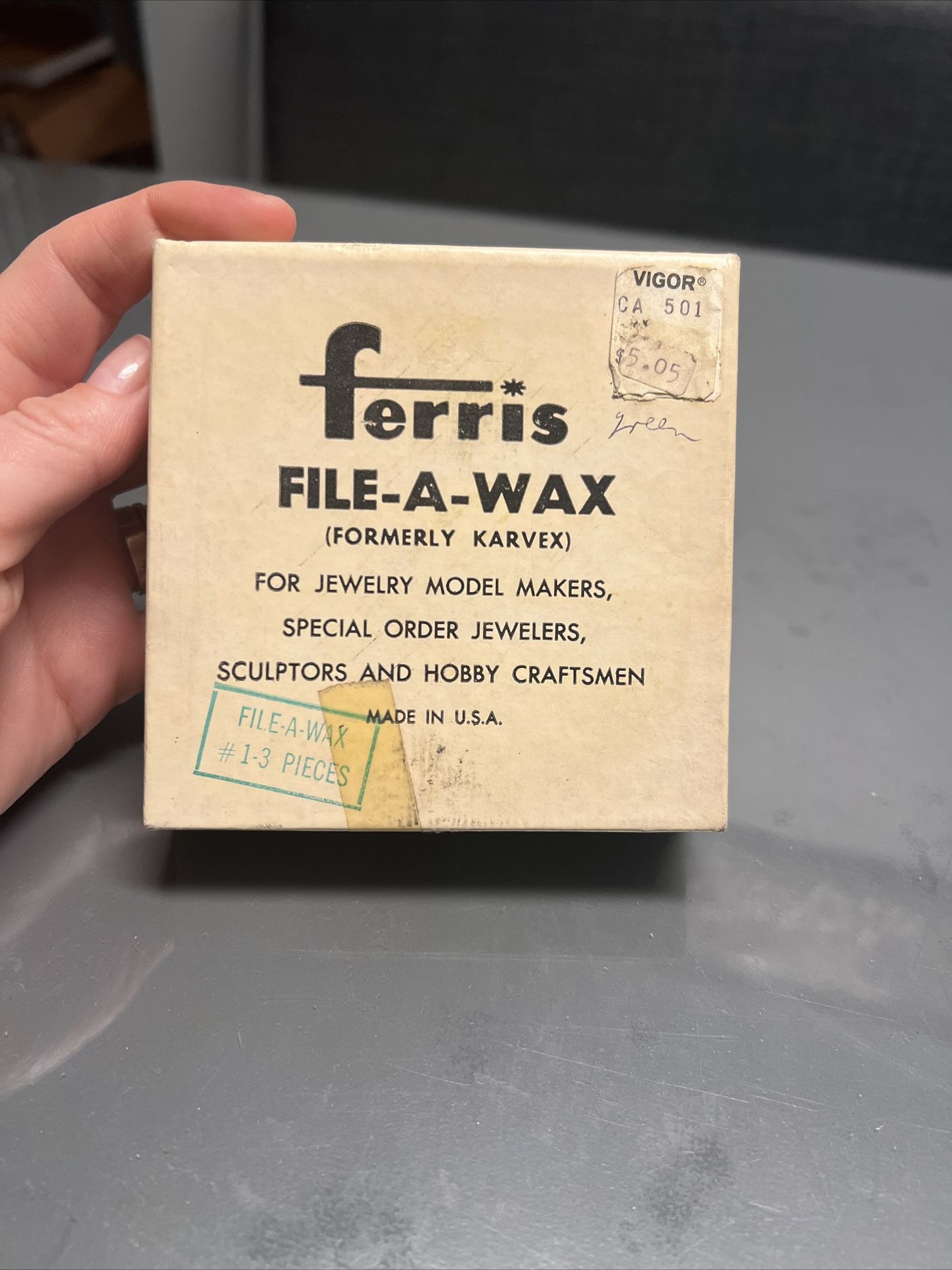 Ferris File-A-Wax for Jewelry Model Makers