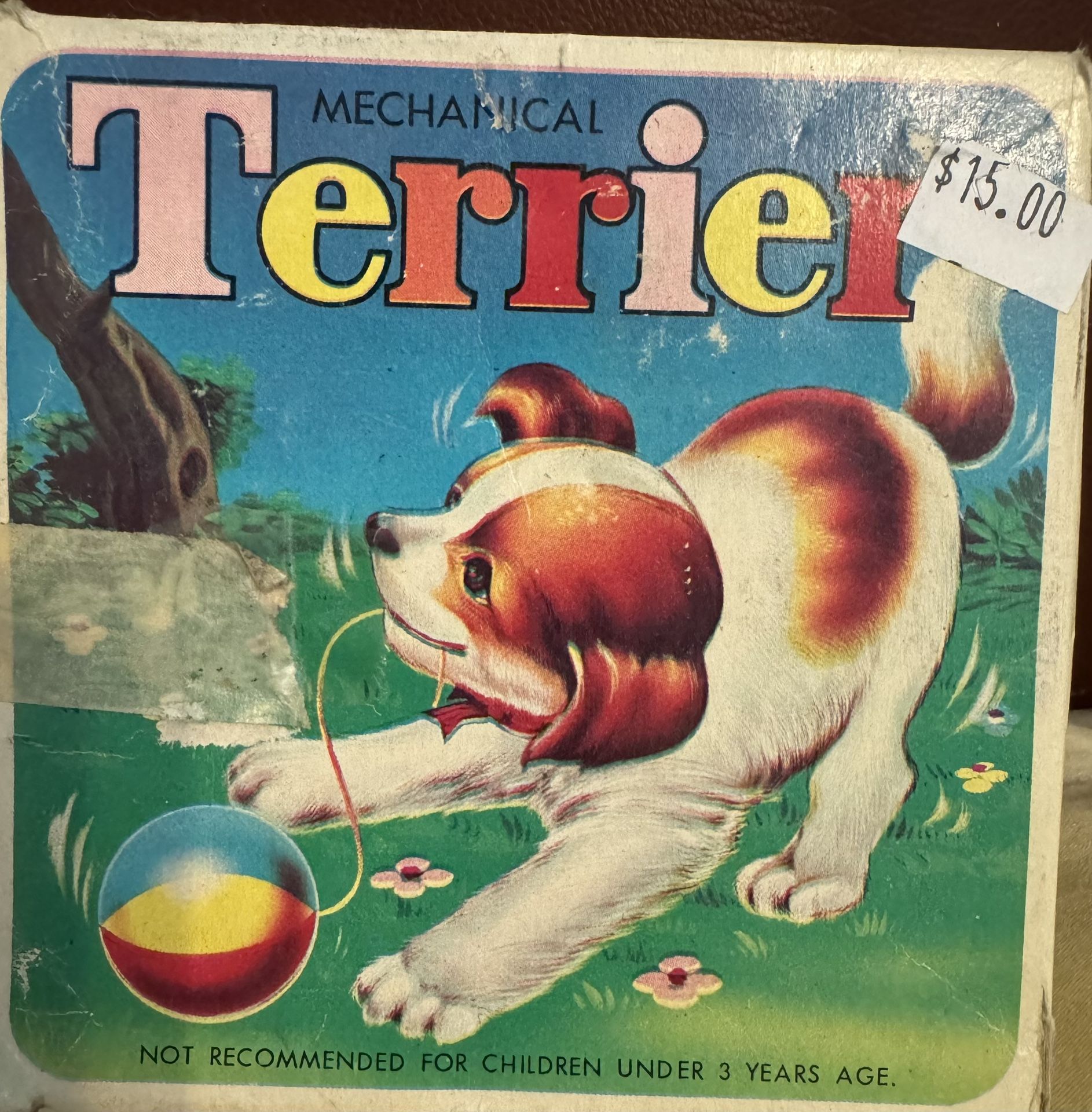 Mechanical Terrier Wind Up Toy