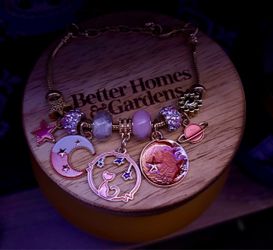 Gold/Rose Gold Charm Bracelets And Rings
