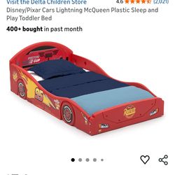 Lightening McQueen toddler bed frame bundle