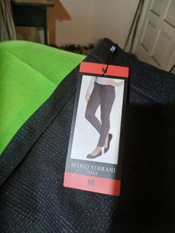 Mario Serrani Ladies High-impact Knit Leggings (M)