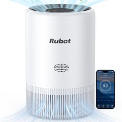 Rubot H13 True HEPA Air Purifiers for Large Room, Air Purifiers with H13 HEPA Filter, 3D Filter, 3 Speed Modes, for Home Office(WHITE)
