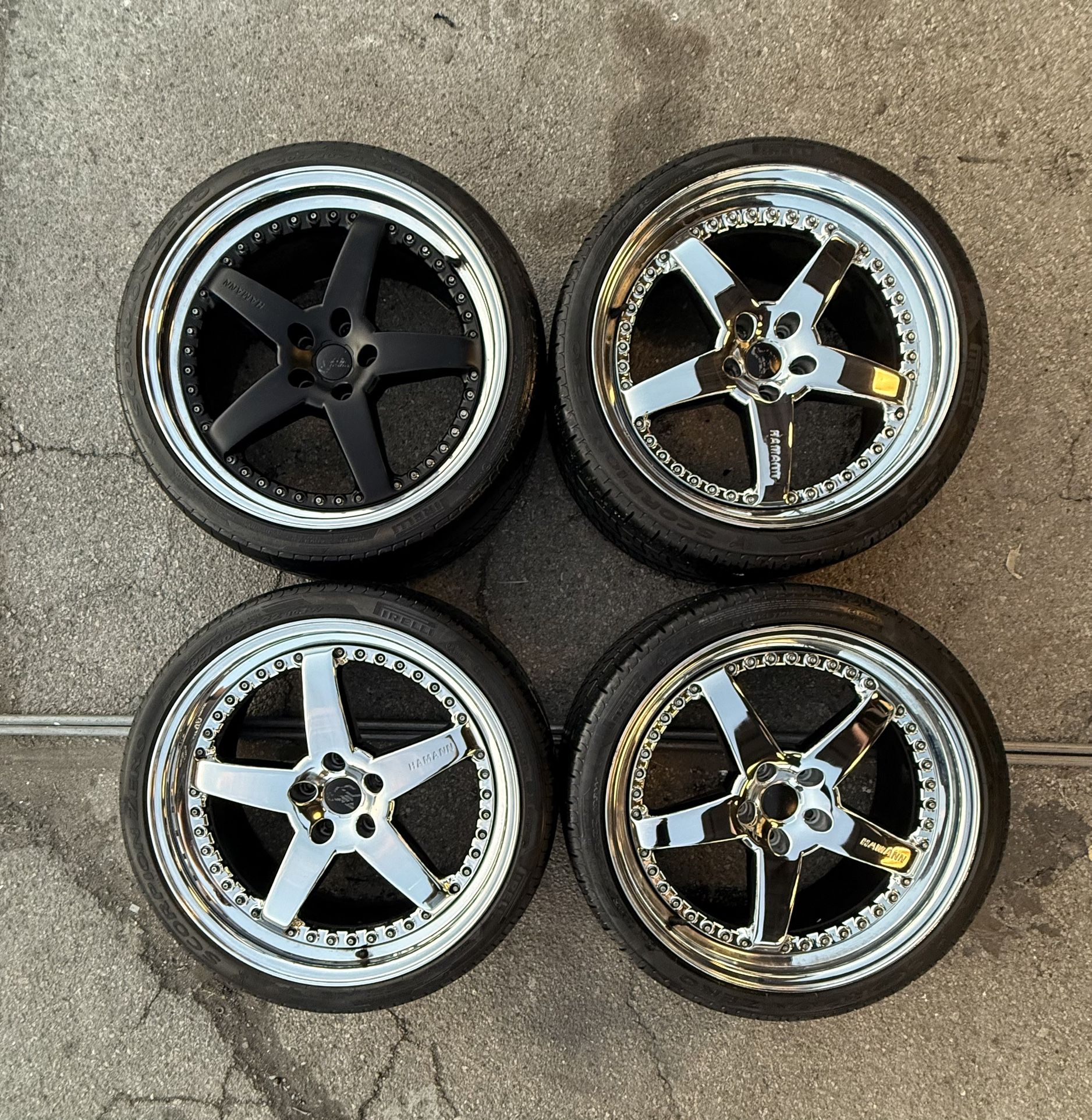 22” OZ Hamann wheels and tires for Sale in El Monte, CA - OfferUp