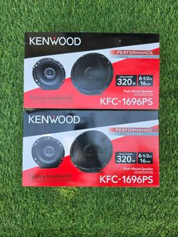 6.5 kenwood speakers nuevas new local pickup