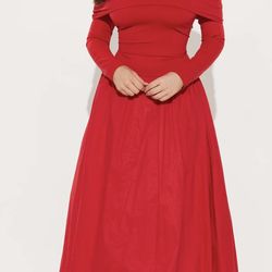 MELANIE POPLIN MAXI DRESS