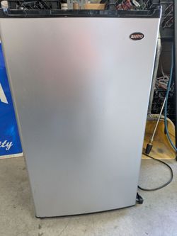 4.4 cu. ft. Compact Refrigerator with Stainless Door, Black
