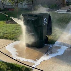 TRASH CAN CLEANING ❗❗❗❗