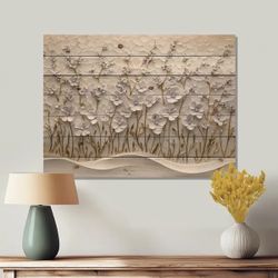 34" x 44" Wood Wall Decor