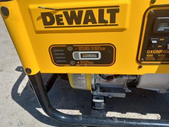 DEWALT 4000 Watt Manual Start Gas Powered Portable Generator with