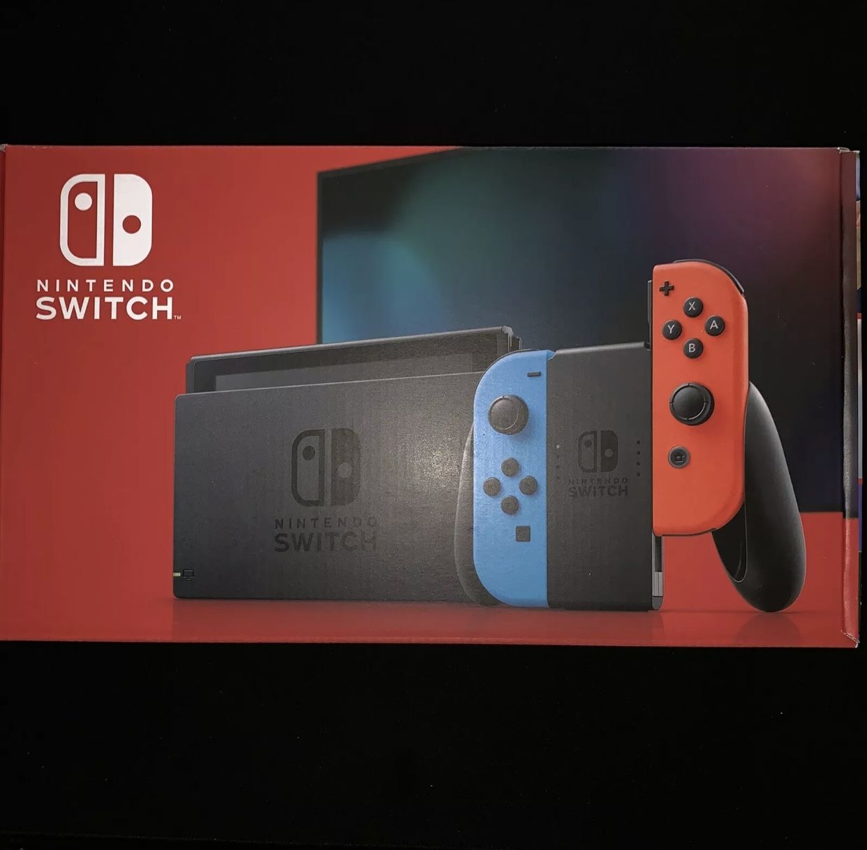 Nintendo Switch Neon Red and Neon Blue Joy-Con Console