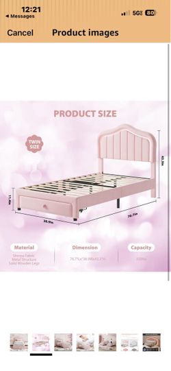 Twin bed frame