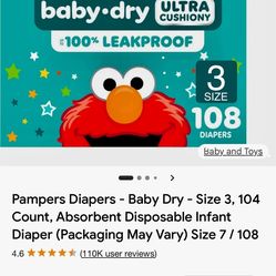 Baby pampers
