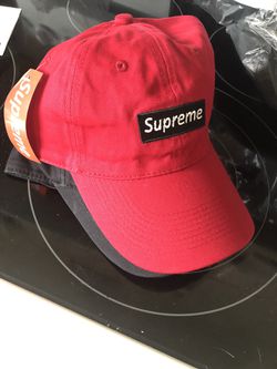 Supreme logo hat