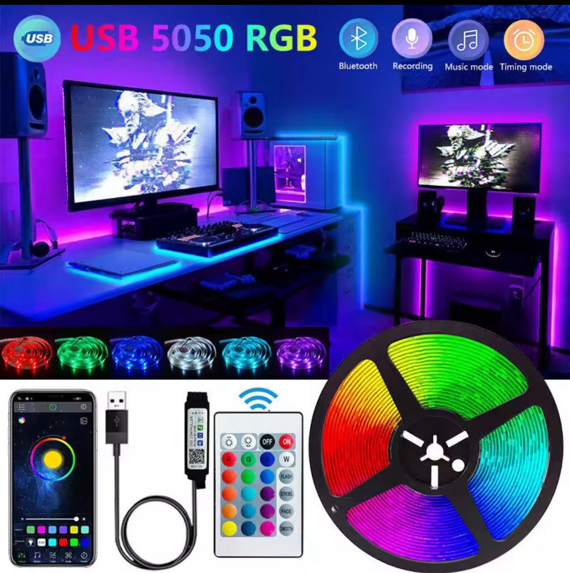 BLUETOOTH LED LIGHTS 