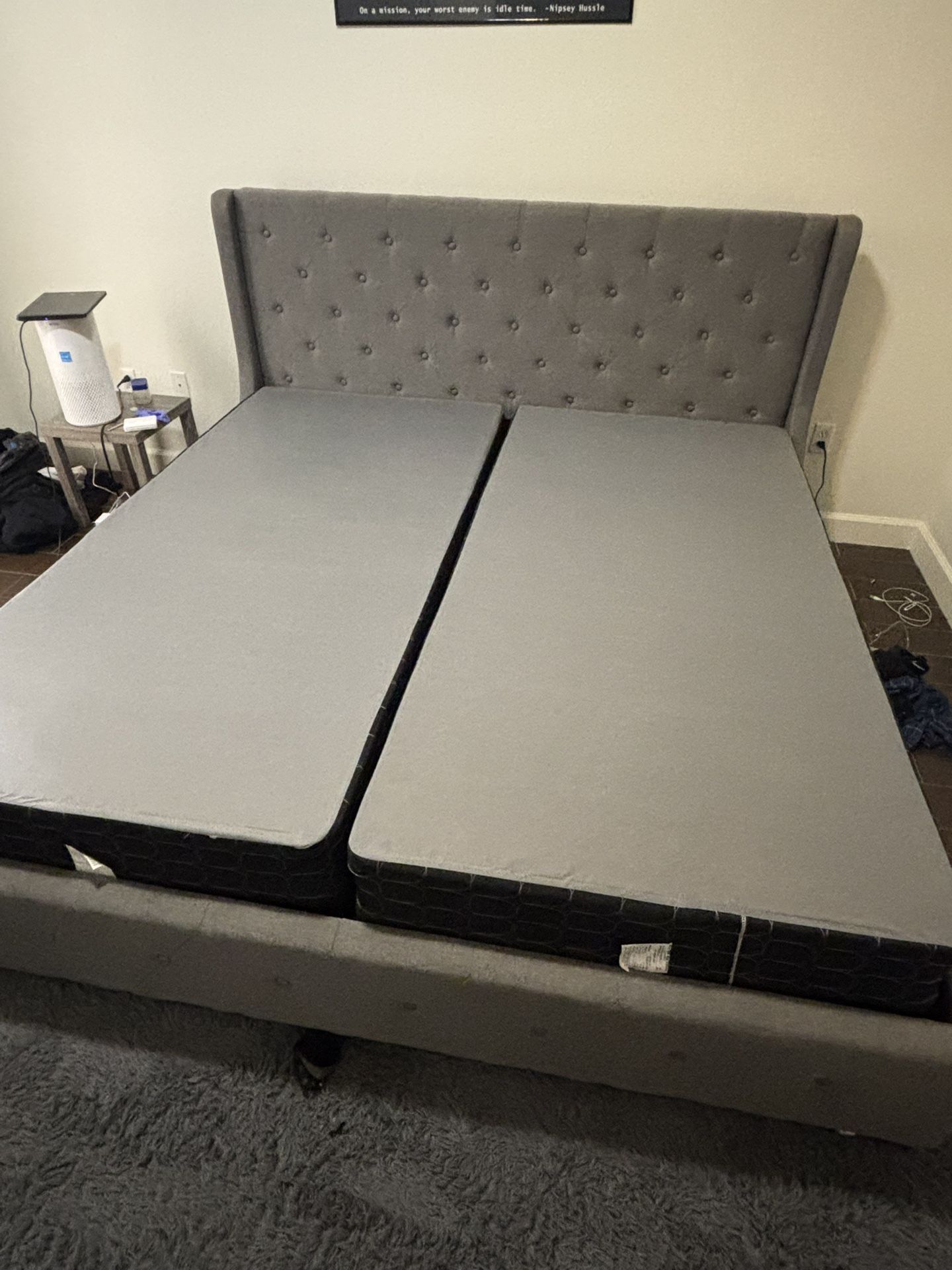 King Size Bed Frame / Mattress